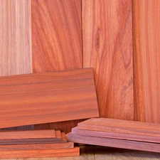 1/8", 1/4", 1/2" & 3/4" S4S Padauk Dimensional Lumber