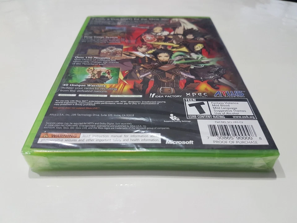 Spectral Force 3 [Xbox 360] [2008] [Brand New Factory Sealed!] - Image 4 of 4