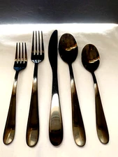 Cambridge Flatware Place Setting for 8 (40 Pieces) Black #22 Dinnerware