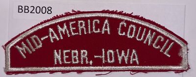Boy Scout RWS Full Strip Mid-America Council Nebraska Iowa