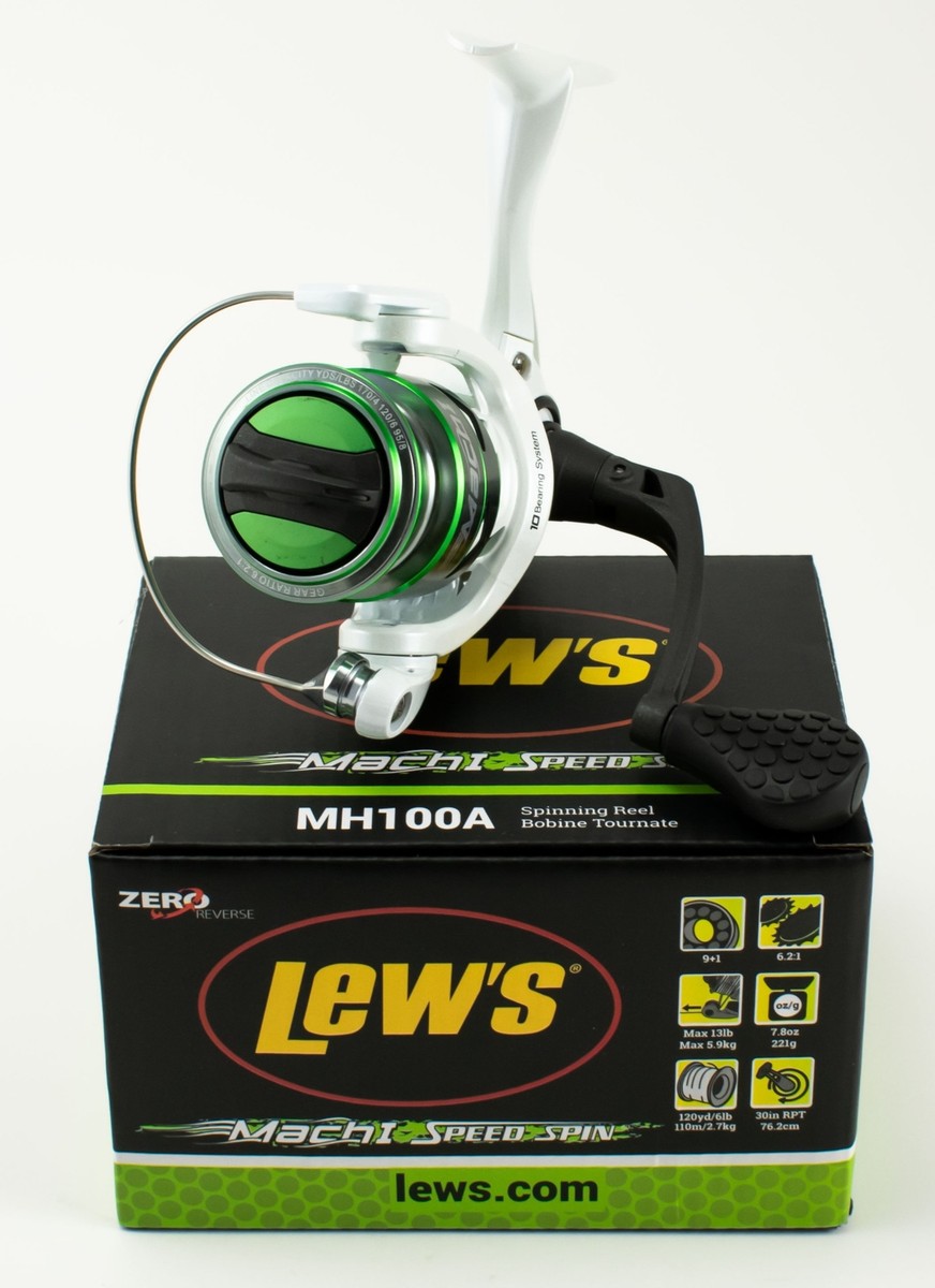 Spinning Reel New Lews Reels 2021 LEW'S MACH I SPEED SPIN MH100A