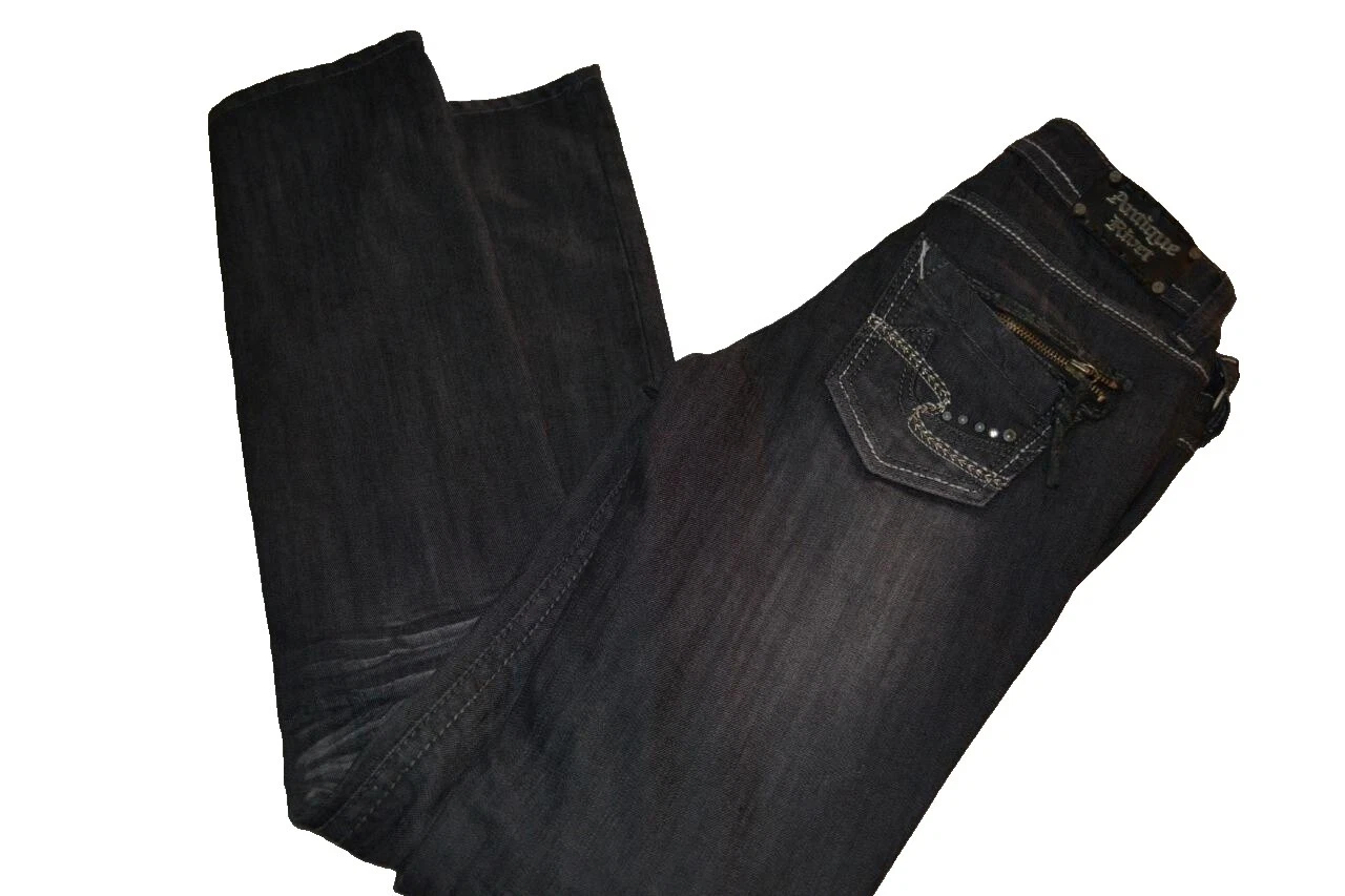 Vaqueros de tamaño regular Antique Rivet Poliéster para hombres