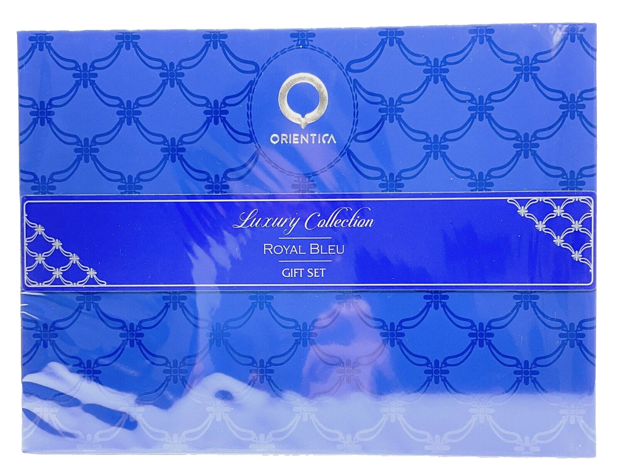 Orientica Royal Bleu 4pc Gift Set Unisex (2.7 oz + 0.25 oz + 2 x