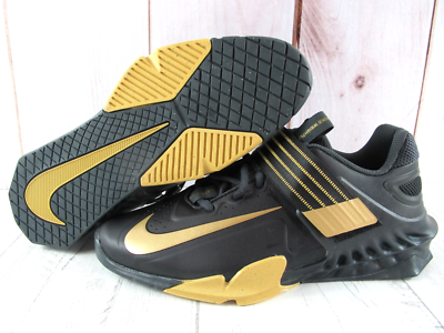 Nike Savaleos Weightlifting Black Gold Shoes CV5708-001  display picture 3