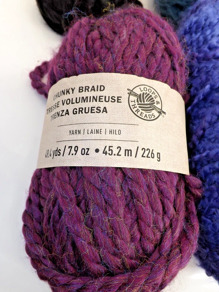 Loops & Threads、Bernat 和其他 批量 大号 & Chunky,纱线 - 13 个骨架 — 第 2/4 张图片