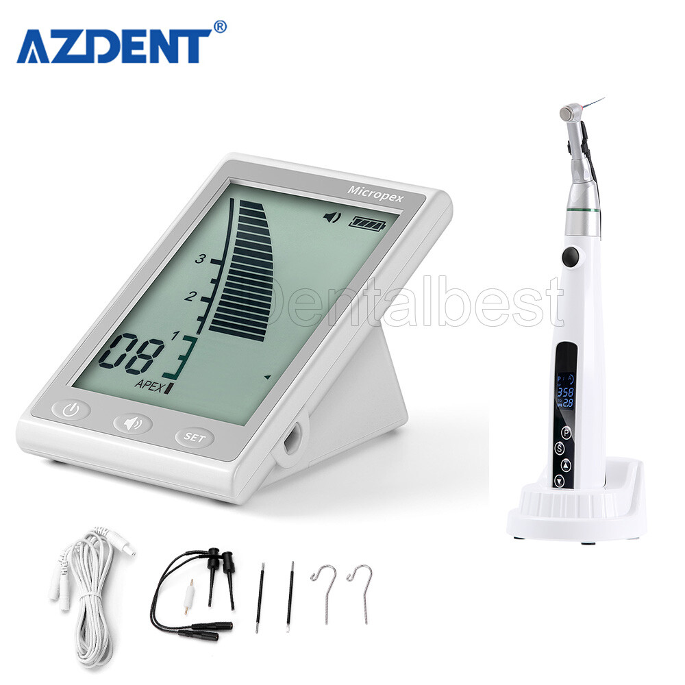 AZDENT LED Dental Endo Motor 16:1 Contra Angle/Apex Locator Root Canal Finder AZDENT LED Dental Endo Motor 16:1 Contra Angle/Apex Locator Root Canal Finder