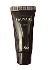 Christian Dior Sauvage Men Mini Shower Gel Tube Travel 0.67 Oz NEW Great Gift