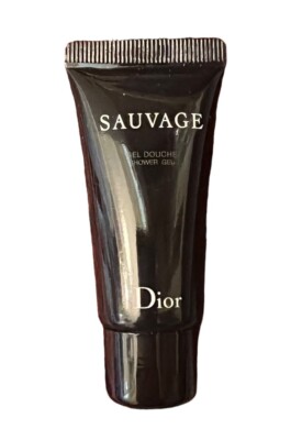 Christian Dior Sauvage Men Mini Shower Gel Tube Travel 0.67 Oz NEW Great Gift