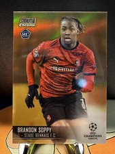 2020 Topps Stadium Club Chrome UEFA Champions League /50 Brandon Soppy Rookie RC