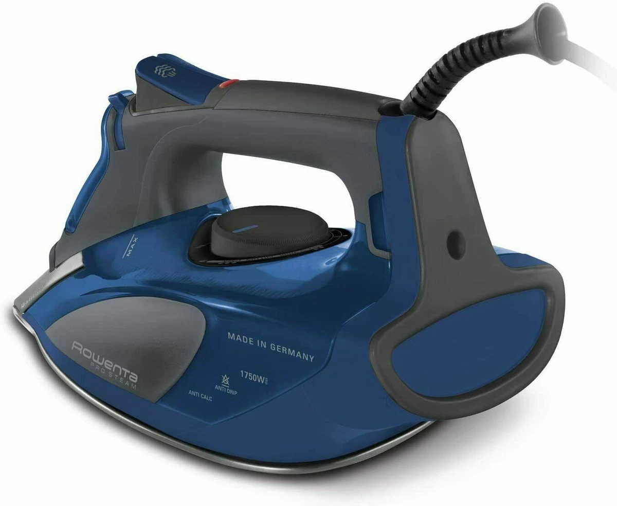 Rowenta DW5192 Pro Steam 1750 Steam Iron 400 Hole HD Sole Plate
