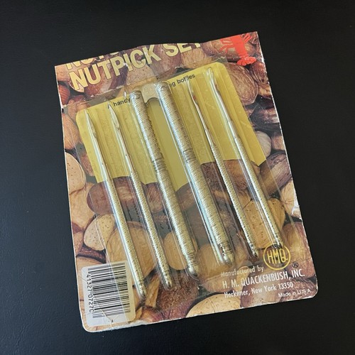 Quackenbush Nutcracker Nutpick Set USA - Picture 1 of 5