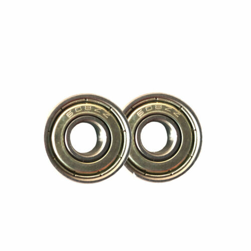 (10 QTY) 608-ZZ Ball Bearing 8x22x7 Dual Shielded Metal Chrome Skateboard 608Z - Picture 2 of 5