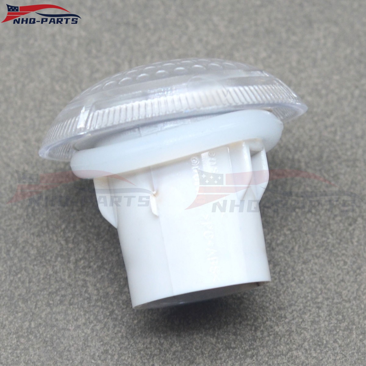 NHQ-PARTS Clear Side Fender Marker Repeater Light For 2010-2021 Ford Transit Connect – Direct Replacement, Pair, OE Spec