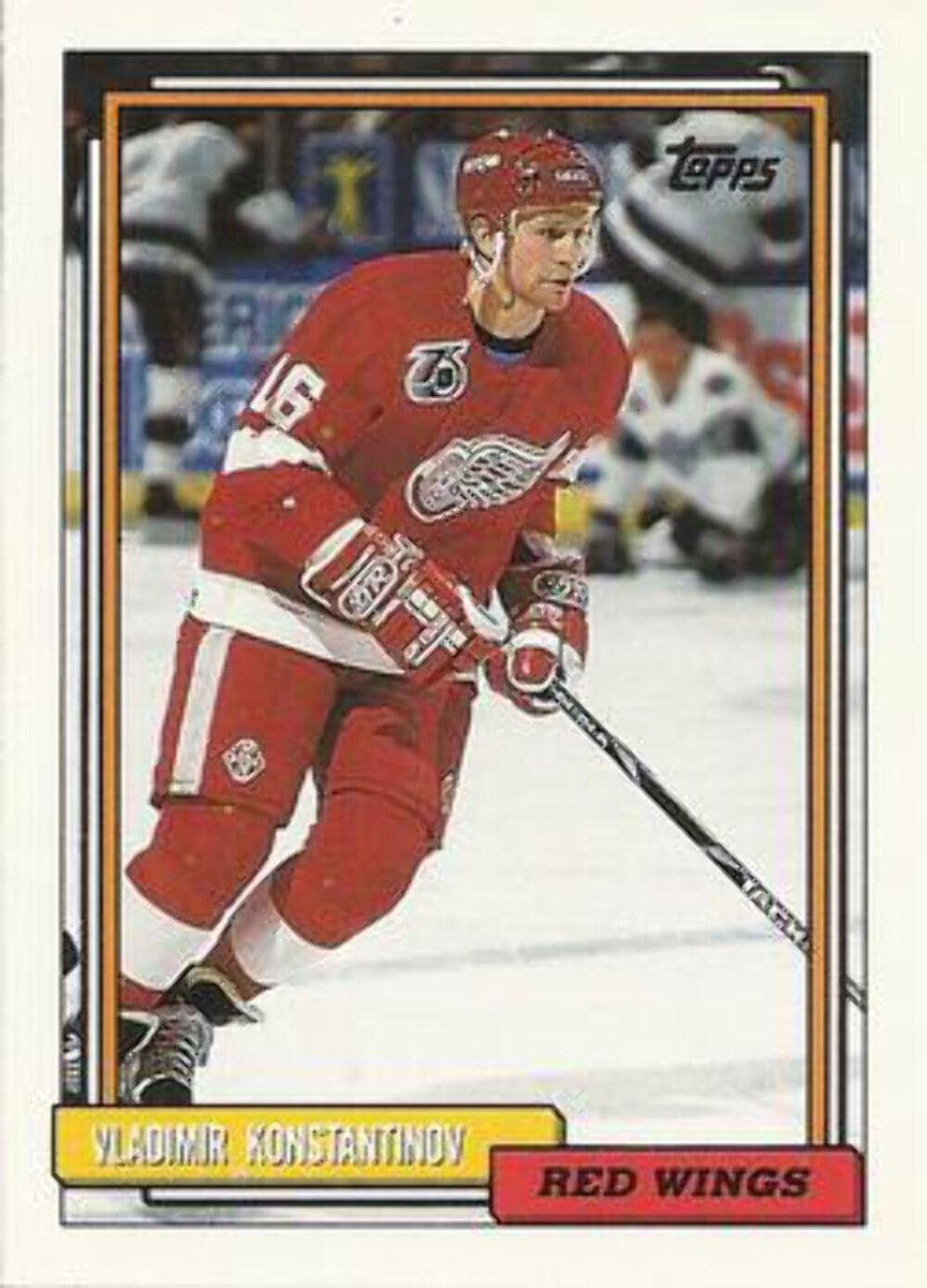 165 Vladimir Konstantinov - Detroit Red Wings - 1992-93 Topps