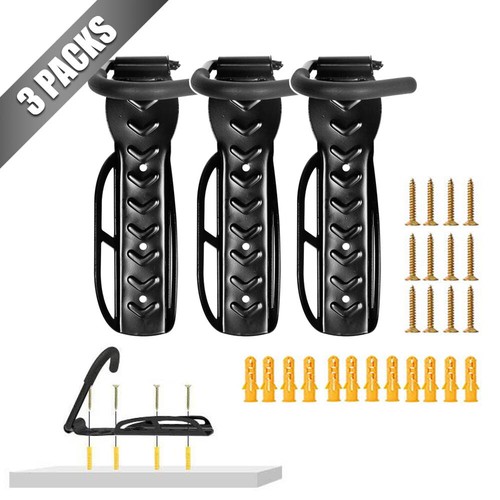 Bike Wall Mount Rack Vertical Bicycle Hanger Hook Storage for Indoor Garage Shed - Picture 11 of 14