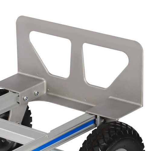 Carrello carrello portapacchi alluminio capacità 500 libbre trasporto pesante camion manuale - Foto 11 di 18