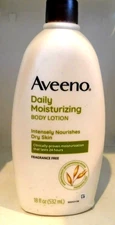 Aveeno Daily Moisturizing Body Lotion for Dry Skin Fragrance Free 18 oz REFILL