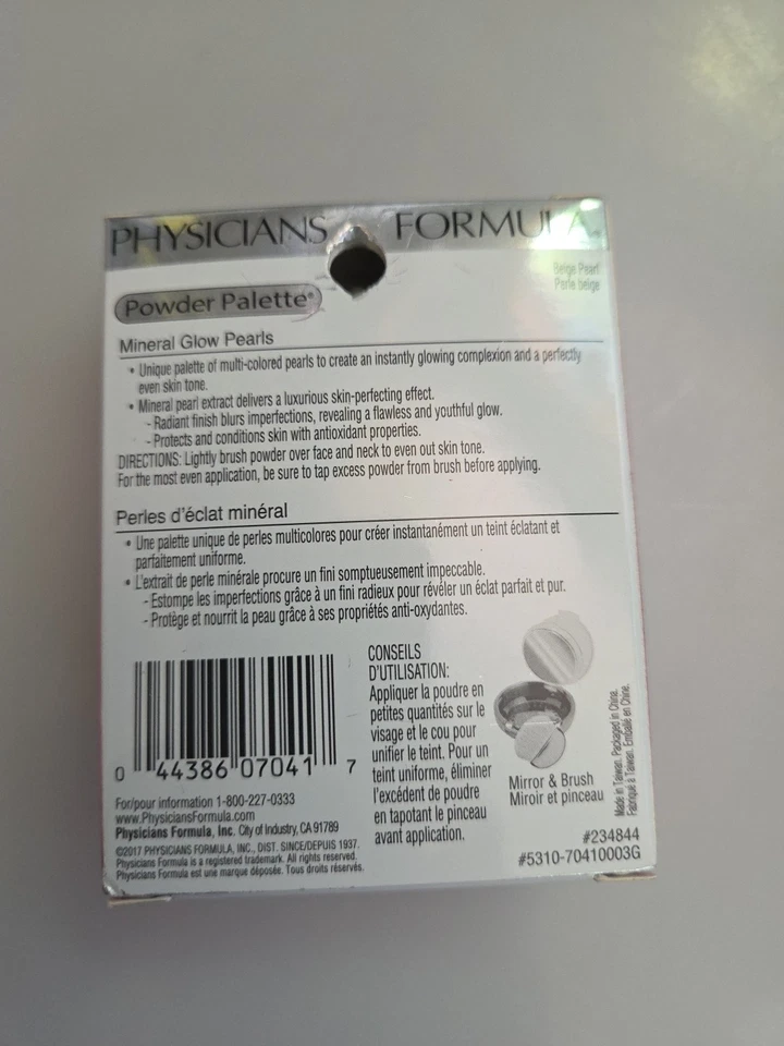Physicians Formula Powder Palette Mineral Glow Pearls, Beige Pearl #7041 Damaged - Image 2 of 3