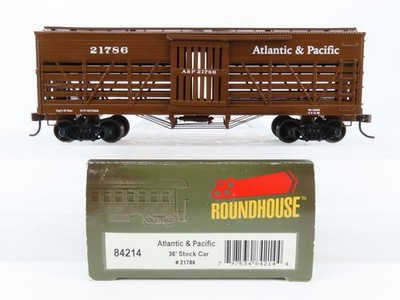 HO Scale Roundhouse 84226 A&P Atlantic & Pacific 36' Stock Car #21786