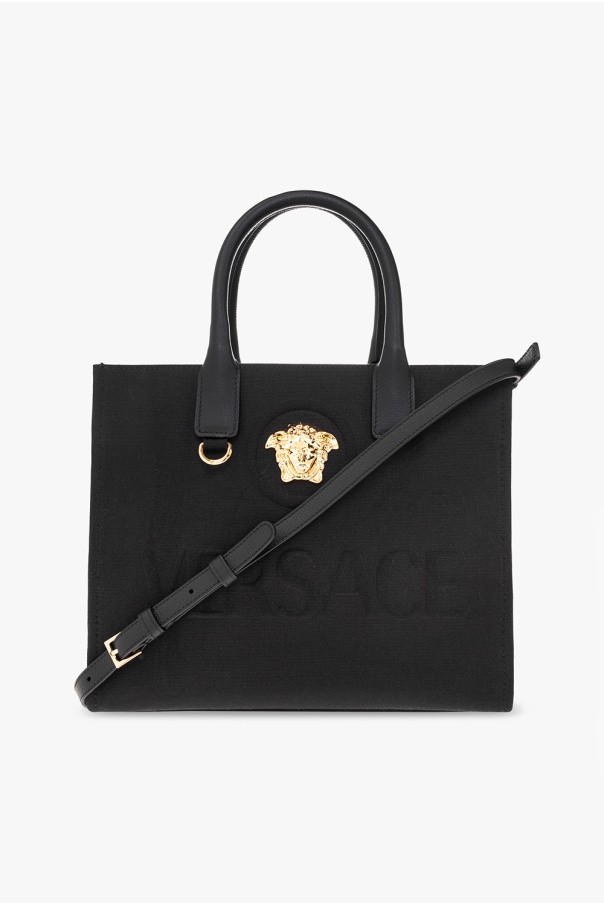 Versace - Women - Shopper bag with logo - Black
