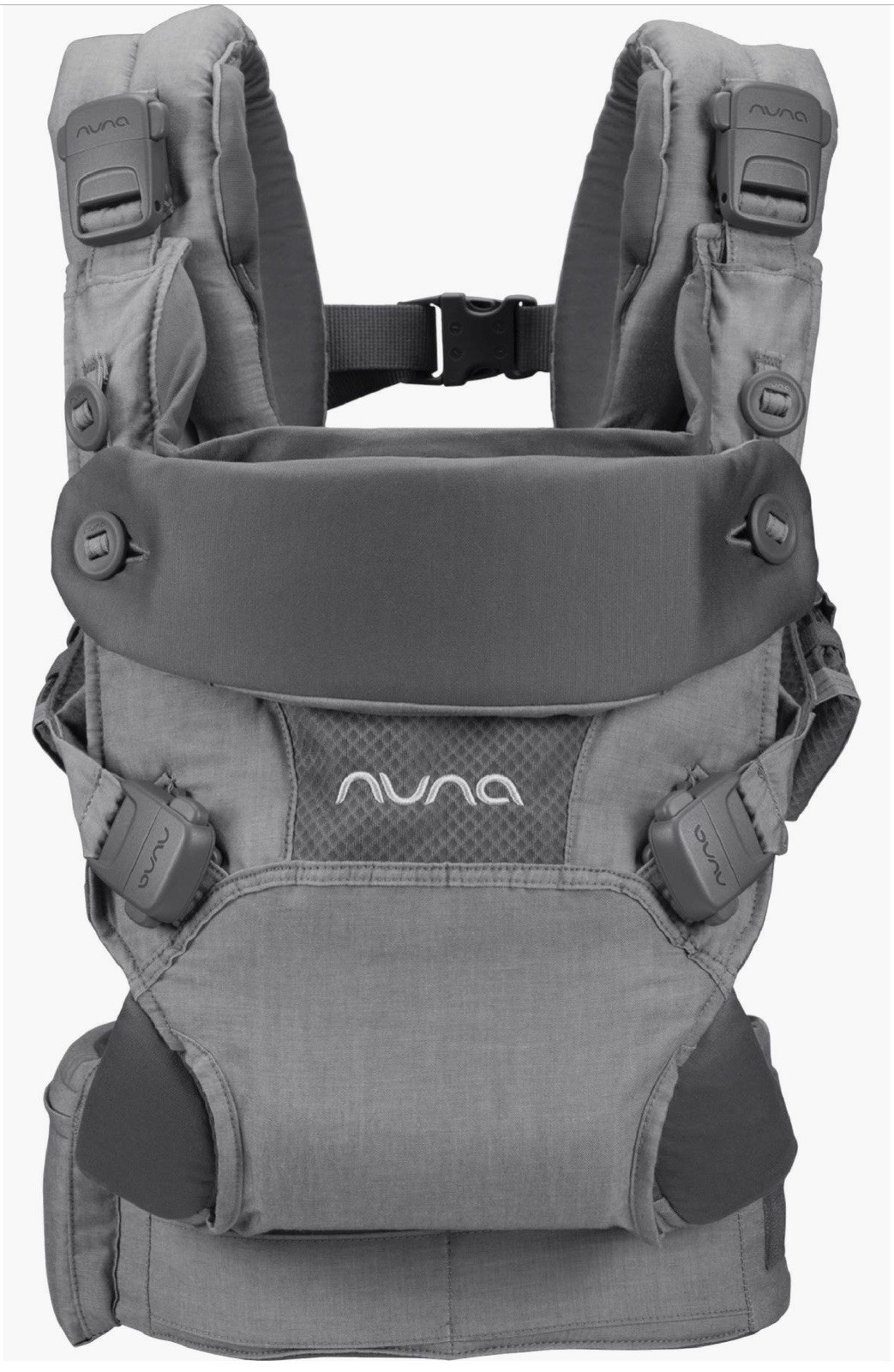Nuna CUDL 4-in-1 Baby Carrier 0-3 Years 8-35lb Gray