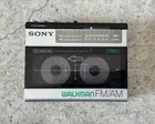 Vintage Sony Walkman WM-F15 FM/AM Cassette Player • Retro Portable Tape Player