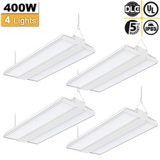 4X 2.2FT 400W LED Linear High Bay Shop Light Industrial Warehosue Ceiling Light