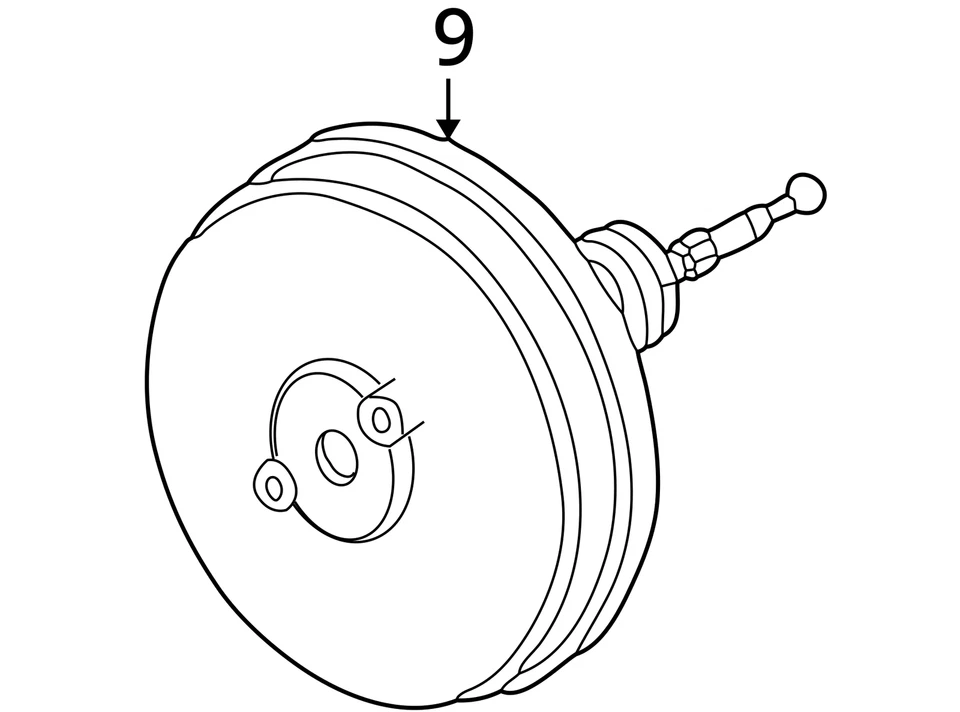 Potenciador de freno compatible con 01-05 AUDI ALLROAD 26272990 Foto 4 de 4