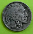 1924-P ~ BUFFALO NICKEL ~ 5 Cent 5c ~ U.S. Currency ~ VF ~ FULL DATE ~ Nice Coin