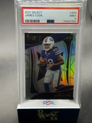 2021 Panini Select - 2022 Xrc Prizm James Cook #408 (RC) Buffalo Bills
