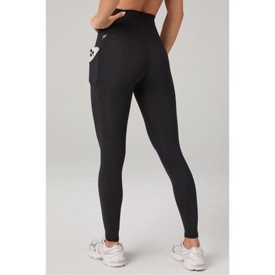 Fabletics Black Oasis PureLuxe High-Waisted Leggings with Pockets