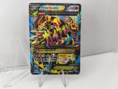 Primal Groudon EX Omega Full Art 151/160 XY - Primal Clash Holo