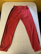 Aviator Nation Red 5-Stripe Sweatpants Joggers Rainbow Stripe Size XS Womens