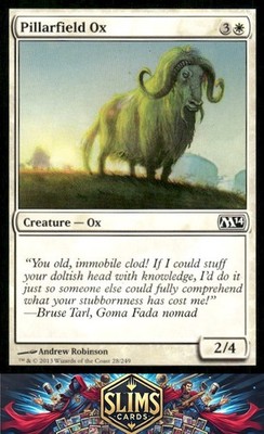 Magic the Gathering MTG Magic 2014 (M14) Pillarfield Ox #28 Buy 2 Get 1