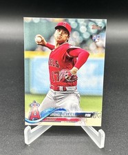Shohei Ohtani 2018 Topps Update Series - #US1 Pitching, Red Jersey (RC) Base