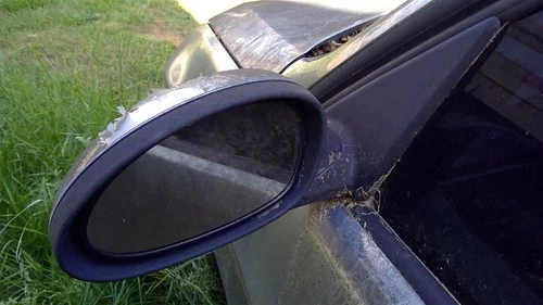Driver Side View Mirror Power Sedan Canada Market Fits 06-08 BMW 323i 231555