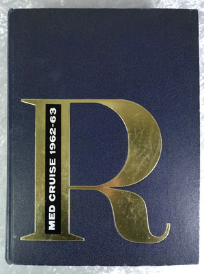 1962-63 Med Cruise Yearbook USS FD Roosevelt CVA-42 6th Fleet Deployment