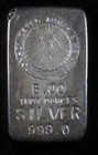 Vintage Consolidated Mines & Metals 5 oz .999 Fine Silver Bar - Rare! #714855