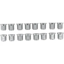 ITP Lug Nuts-12mm x 1.25, Flat Base, 17mm Head for 2009-2013 Kawasaki KRF750