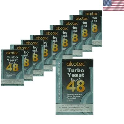 48 Hour Turbo Yeast | Brewers Yeast Powder| Wine Yeast for Wine Making | Dry ...