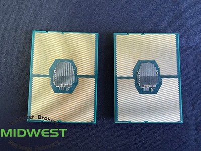 (Lot of 2) Intel Xeon Gold 6242R SRGZJ 20-Core 3.10GHz CPU Processor