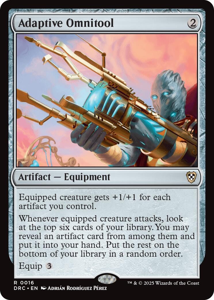 Adaptive Omnitool - 16 - NM - Commander: Aetherdrift - MTG