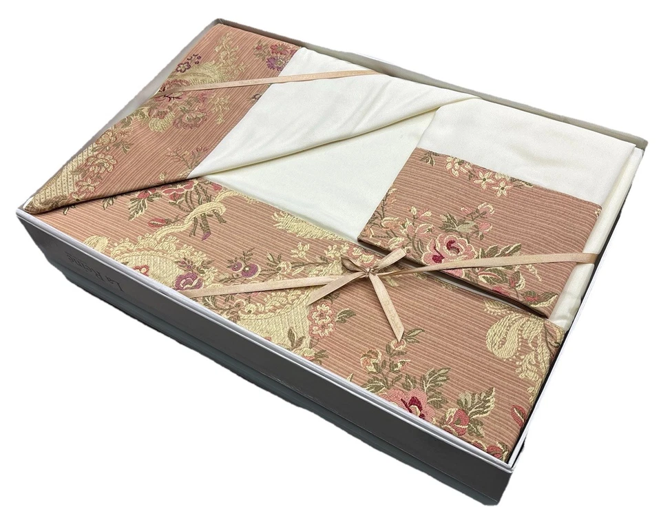 Coppia Lenzuola + Federe In Microfibra Matrimoniale Scatolate la Reine 2 Posti - Immagine 2 di 4