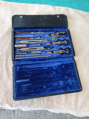 Dietzgen Champion vintage drafting tool set