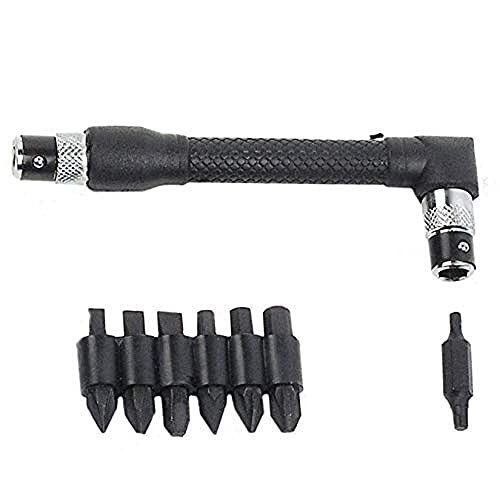 Mannesmann Angle Bit Holder Handle 90 Degrees with 7 M 287, Bits (t9g)