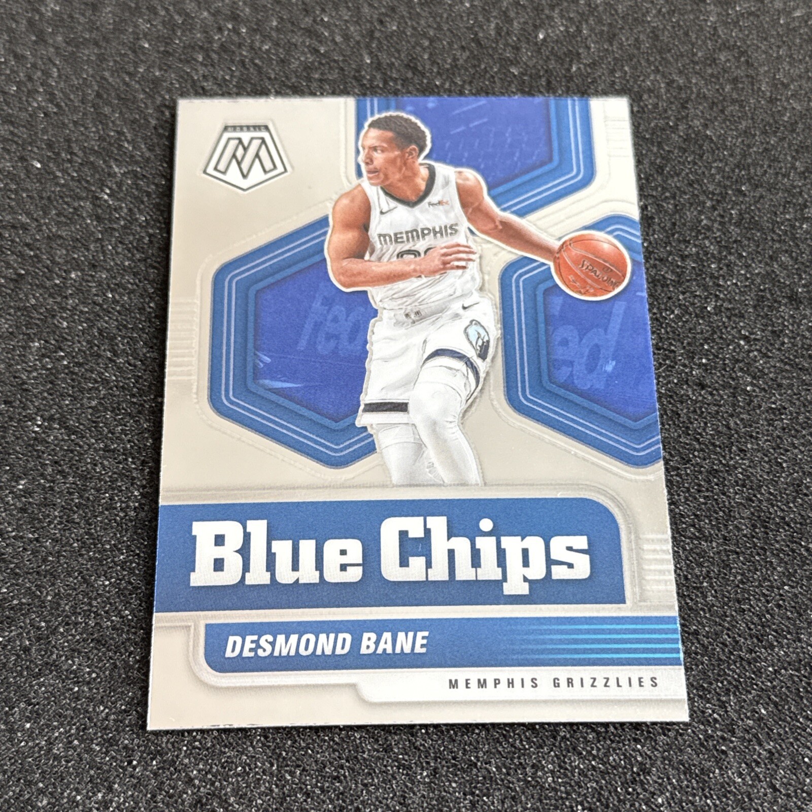 2020-21 Panini Mosaic #15 Desmond Bane Blue Chips Grizzlies
