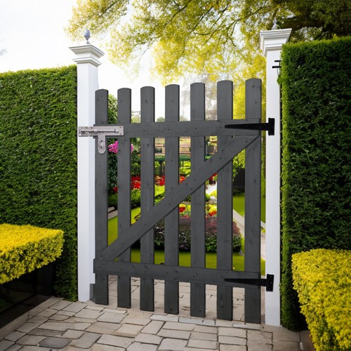 Outdoor Wooden Garden Gate Pedestrian Timber Entrance Cottage Gate