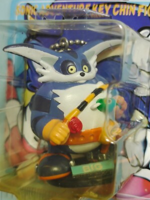 Sonic Adventure Sonic the Hedgehog Figure Keychain SEGA 1998 BIG