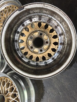プライム　15インチ Dunlop T-E Mesh Rims 2 Piece 15x6.5 5x114.3 240sx S13 S14 300zx