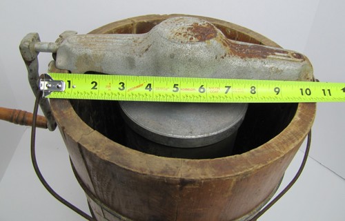 White Mountain Ice Cream Freezer Maker Vintage Hand Crank 4 Quart - Made in USA - Picture 24 of 24